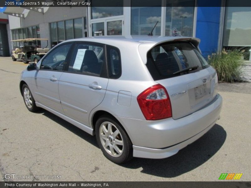 Clear Silver / Gray 2005 Kia Spectra 5 Wagon