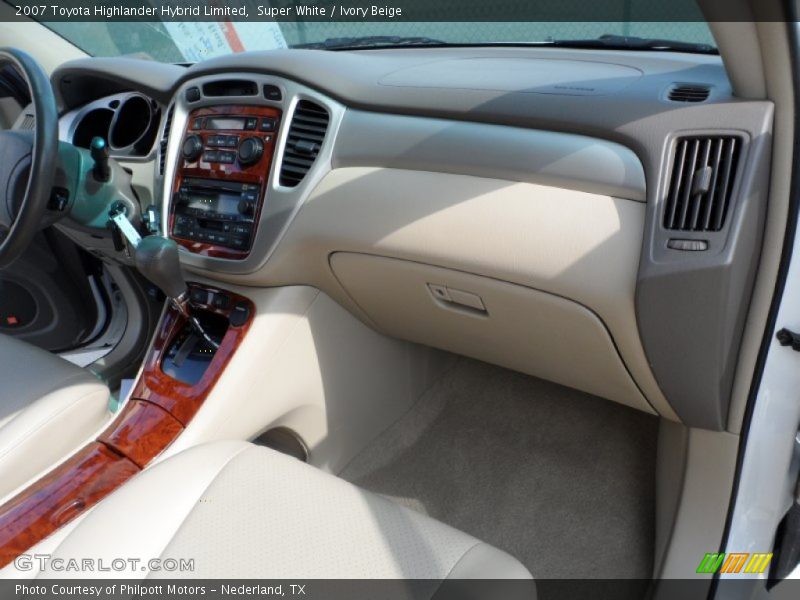  2007 Highlander Hybrid Limited Ivory Beige Interior