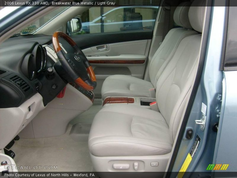 Breakwater Blue Metallic / Light Gray 2006 Lexus RX 330 AWD