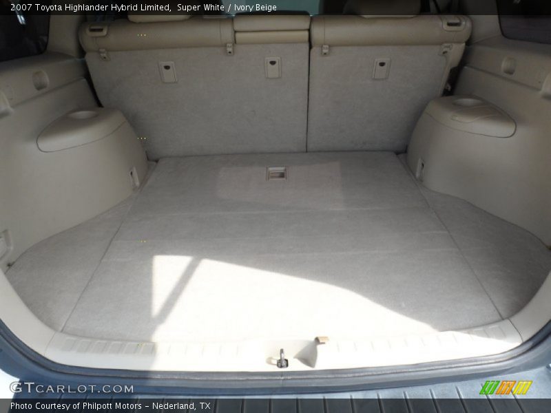 Super White / Ivory Beige 2007 Toyota Highlander Hybrid Limited