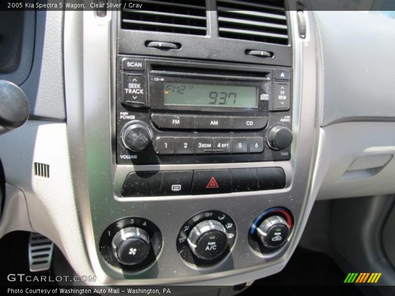 Clear Silver / Gray 2005 Kia Spectra 5 Wagon