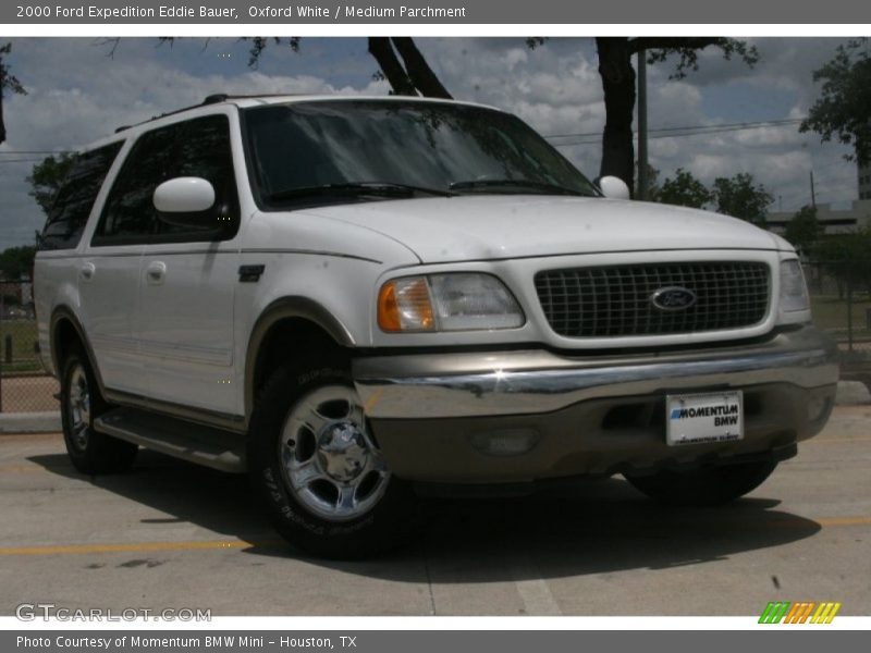 Oxford White / Medium Parchment 2000 Ford Expedition Eddie Bauer
