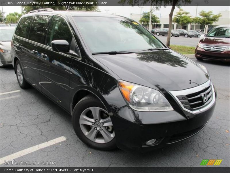 Nighthawk Black Pearl / Black 2009 Honda Odyssey Touring