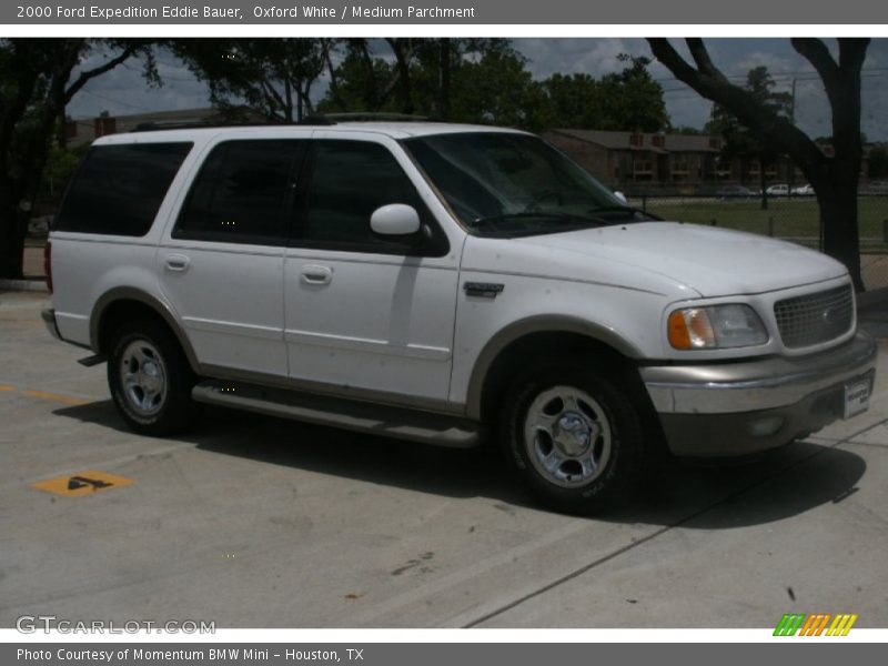 Oxford White / Medium Parchment 2000 Ford Expedition Eddie Bauer