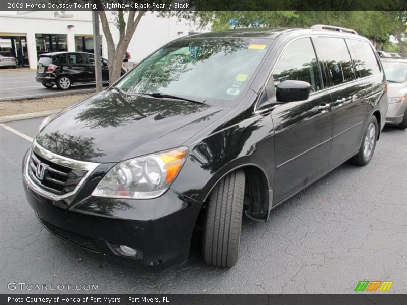 Nighthawk Black Pearl / Black 2009 Honda Odyssey Touring