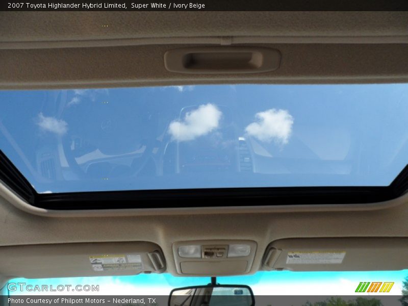 Super White / Ivory Beige 2007 Toyota Highlander Hybrid Limited