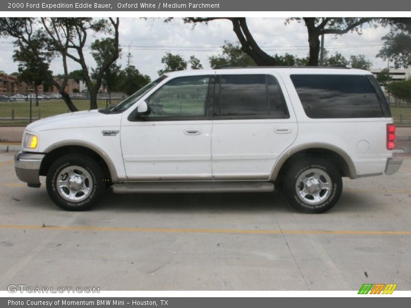 Oxford White / Medium Parchment 2000 Ford Expedition Eddie Bauer