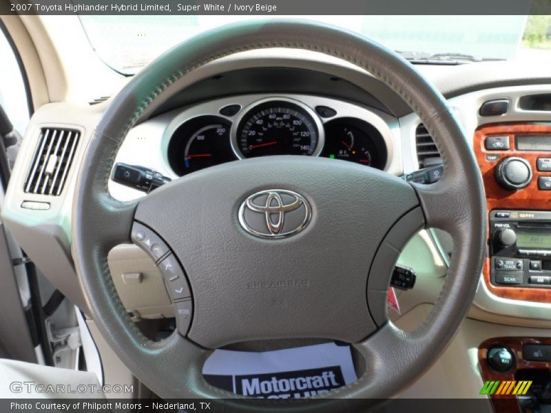  2007 Highlander Hybrid Limited Steering Wheel