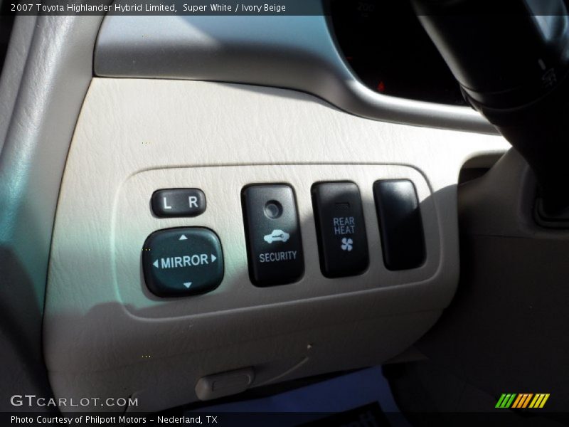 Super White / Ivory Beige 2007 Toyota Highlander Hybrid Limited
