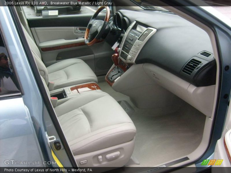 Breakwater Blue Metallic / Light Gray 2006 Lexus RX 330 AWD