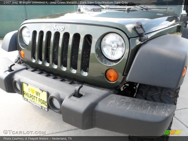 Jeep Green Metallic / Dark Slate Gray/Medium Slate Gray 2007 Jeep Wrangler Unlimited X
