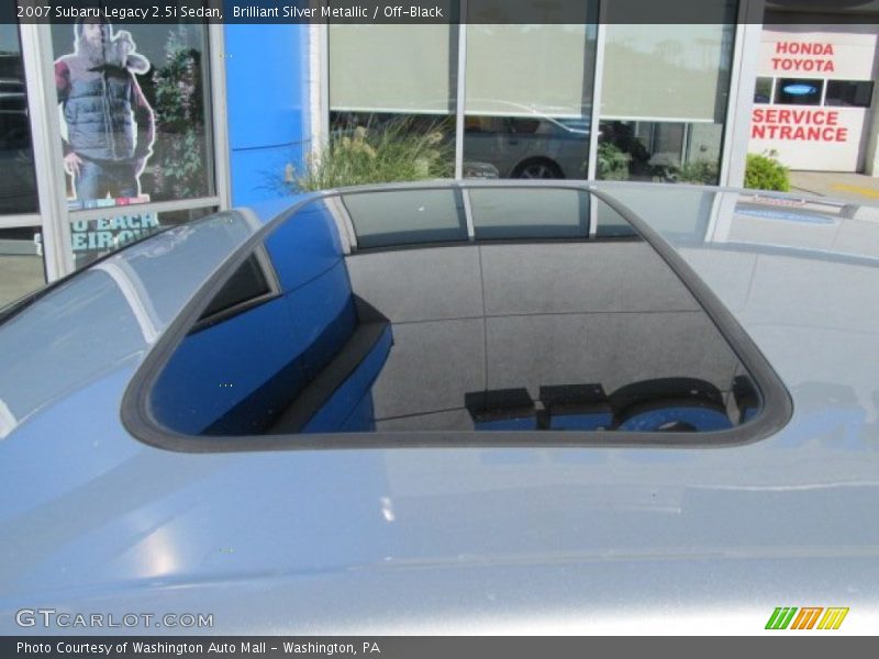 Brilliant Silver Metallic / Off-Black 2007 Subaru Legacy 2.5i Sedan