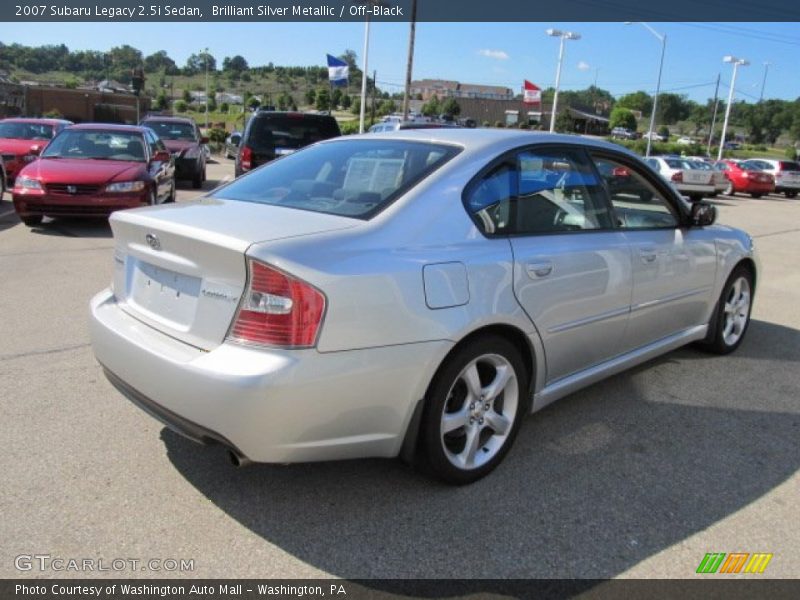 Brilliant Silver Metallic / Off-Black 2007 Subaru Legacy 2.5i Sedan