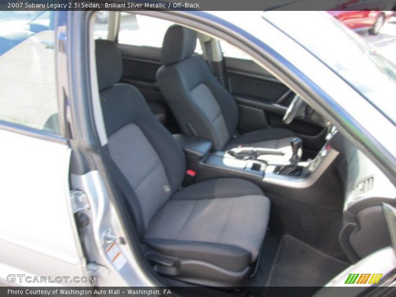 Brilliant Silver Metallic / Off-Black 2007 Subaru Legacy 2.5i Sedan