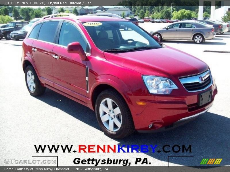 Crystal Red Tintcoat / Tan 2010 Saturn VUE XR V6