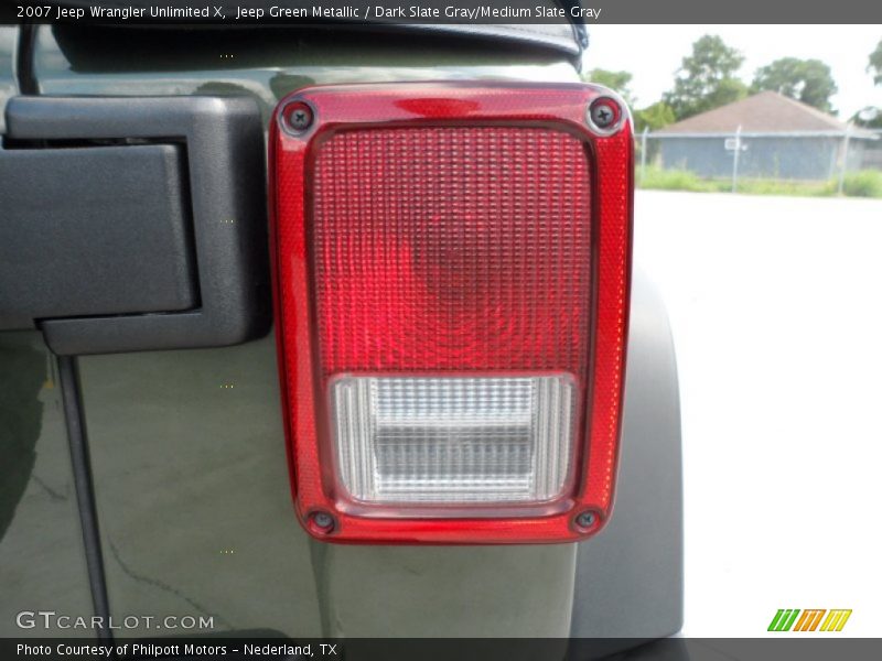 Jeep Green Metallic / Dark Slate Gray/Medium Slate Gray 2007 Jeep Wrangler Unlimited X