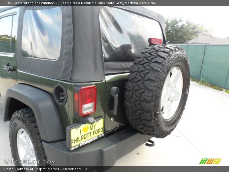 Jeep Green Metallic / Dark Slate Gray/Medium Slate Gray 2007 Jeep Wrangler Unlimited X