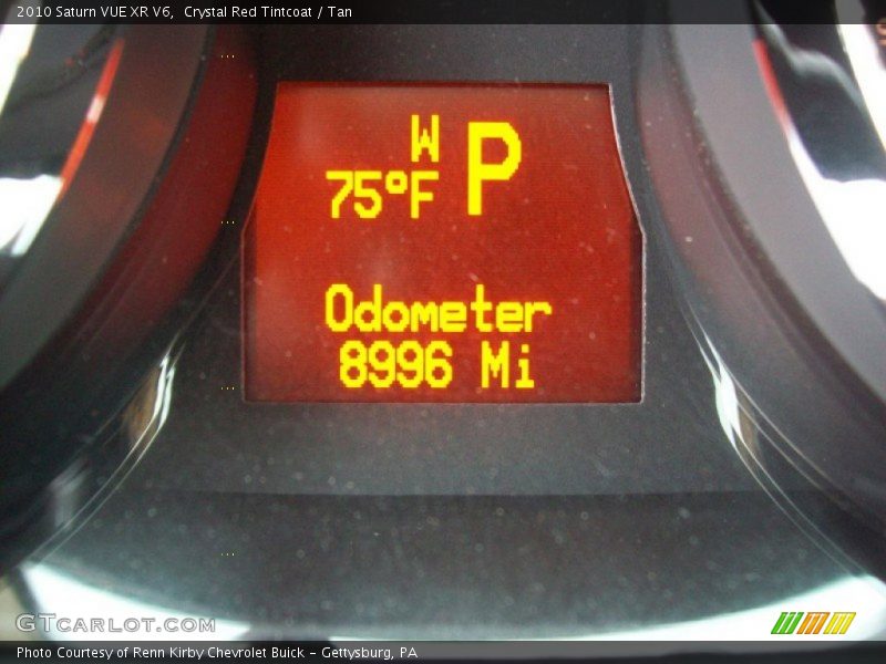 Crystal Red Tintcoat / Tan 2010 Saturn VUE XR V6