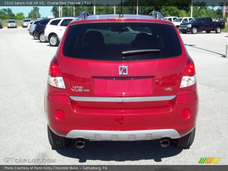 Crystal Red Tintcoat / Tan 2010 Saturn VUE XR V6