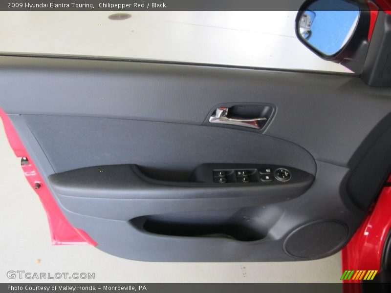 Chilipepper Red / Black 2009 Hyundai Elantra Touring