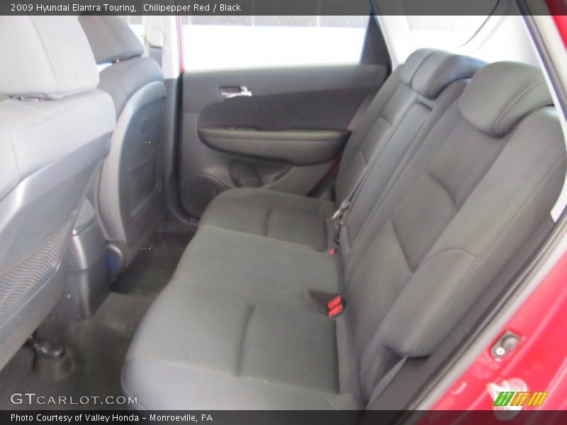 Chilipepper Red / Black 2009 Hyundai Elantra Touring