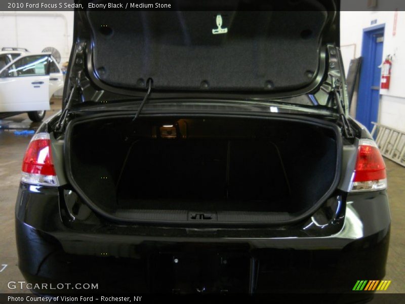 Ebony Black / Medium Stone 2010 Ford Focus S Sedan