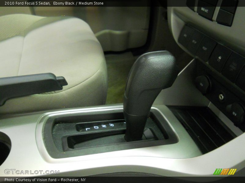 Ebony Black / Medium Stone 2010 Ford Focus S Sedan