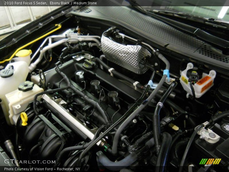 Ebony Black / Medium Stone 2010 Ford Focus S Sedan