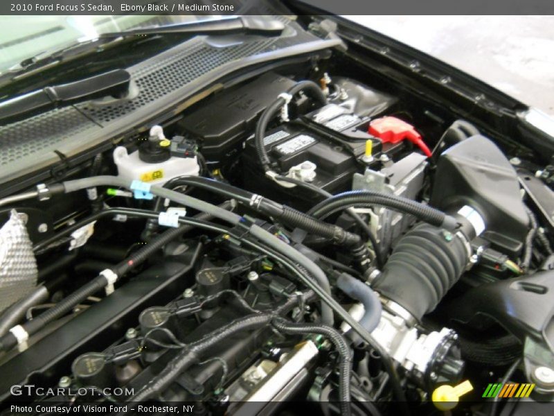 Ebony Black / Medium Stone 2010 Ford Focus S Sedan