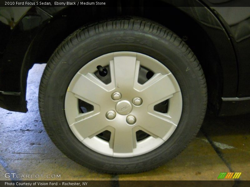 Ebony Black / Medium Stone 2010 Ford Focus S Sedan
