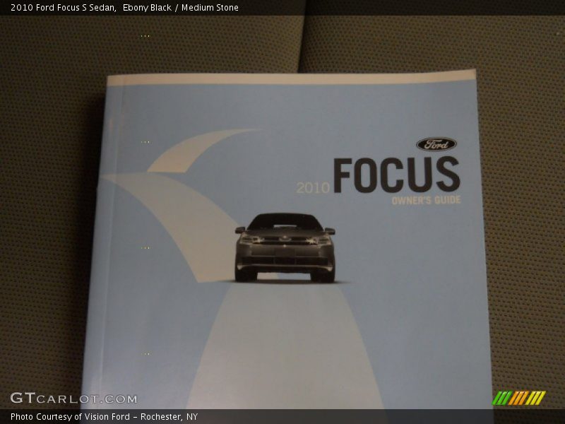 Ebony Black / Medium Stone 2010 Ford Focus S Sedan