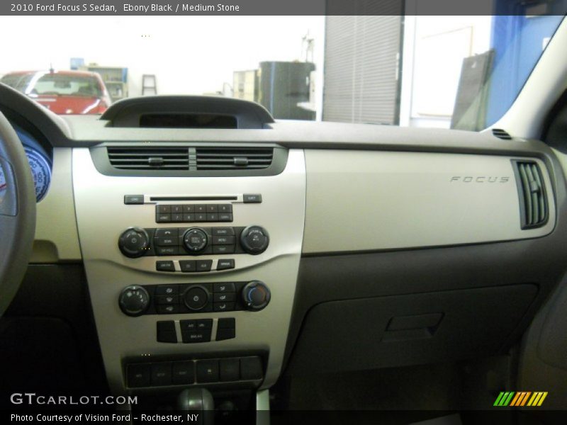 Ebony Black / Medium Stone 2010 Ford Focus S Sedan