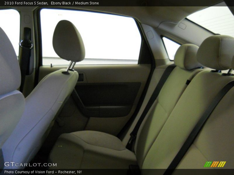 Ebony Black / Medium Stone 2010 Ford Focus S Sedan