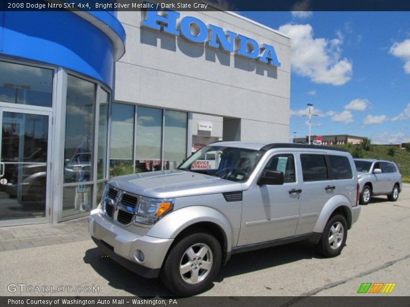 Bright Silver Metallic / Dark Slate Gray 2008 Dodge Nitro SXT 4x4