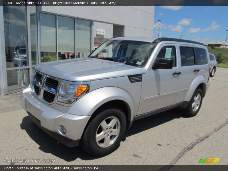 Bright Silver Metallic / Dark Slate Gray 2008 Dodge Nitro SXT 4x4