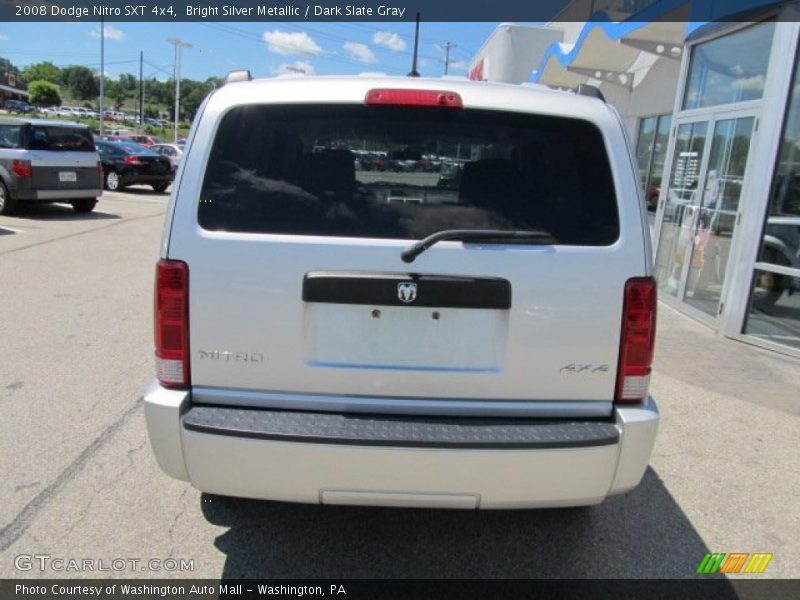 Bright Silver Metallic / Dark Slate Gray 2008 Dodge Nitro SXT 4x4