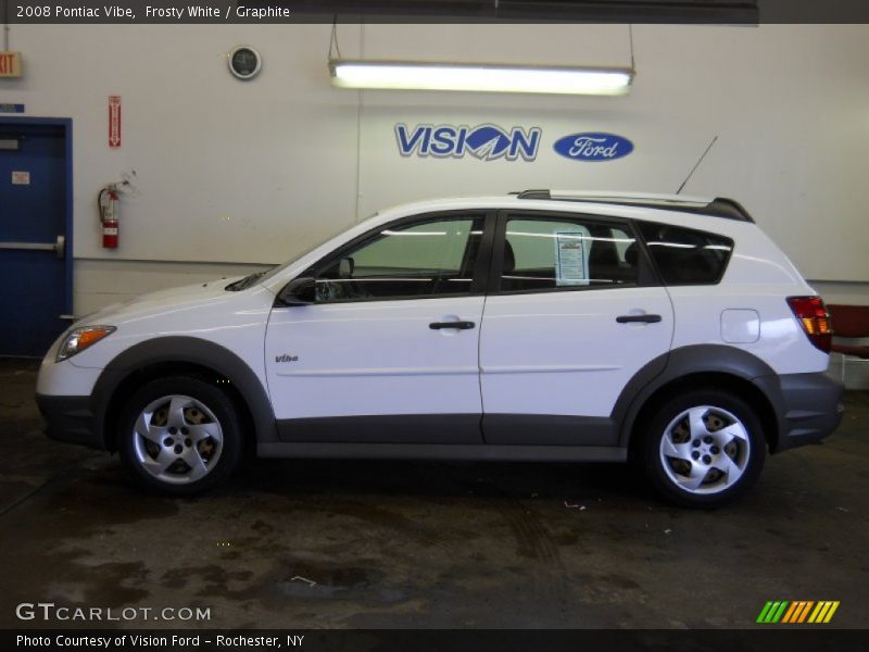 Frosty White / Graphite 2008 Pontiac Vibe
