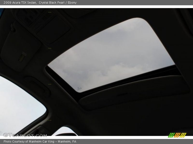 Crystal Black Pearl / Ebony 2009 Acura TSX Sedan