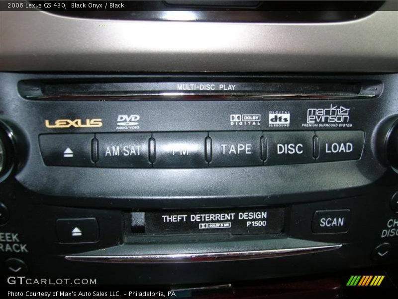 Black Onyx / Black 2006 Lexus GS 430