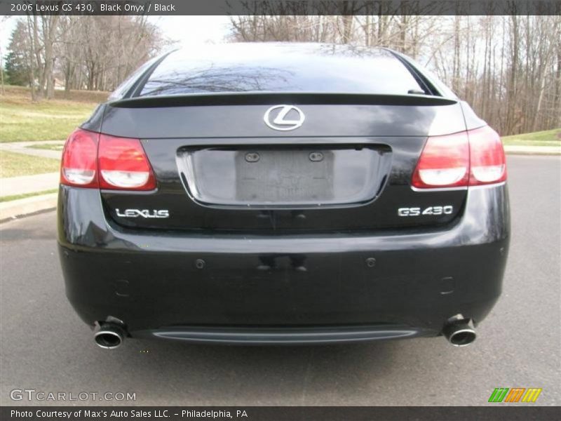 Black Onyx / Black 2006 Lexus GS 430