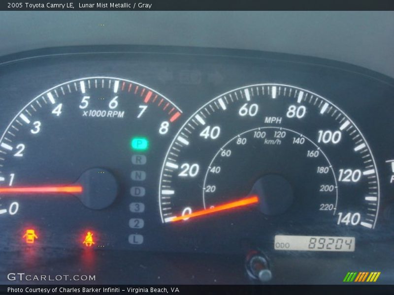 Lunar Mist Metallic / Gray 2005 Toyota Camry LE