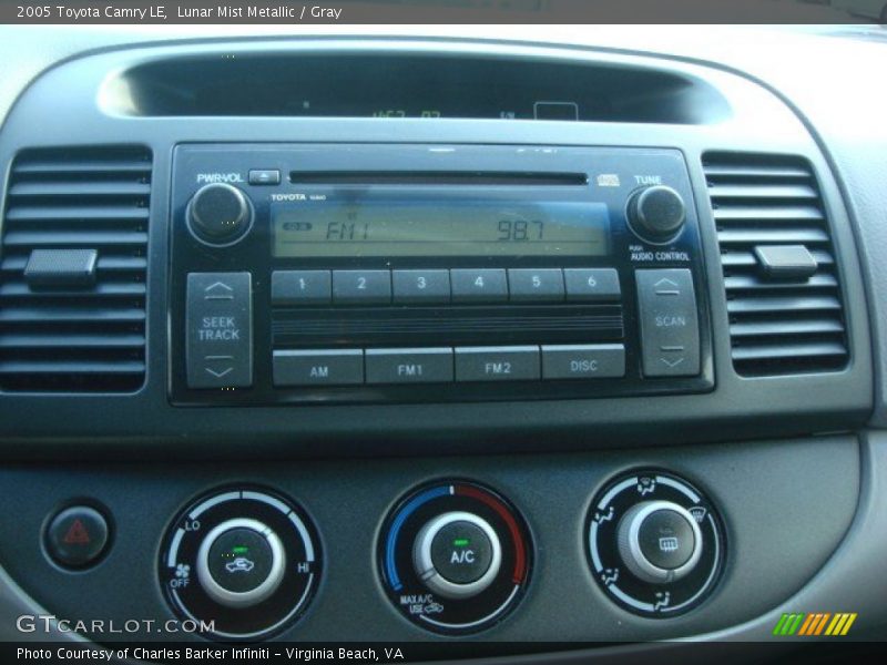 Lunar Mist Metallic / Gray 2005 Toyota Camry LE