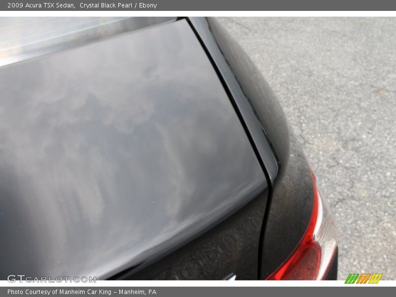 Crystal Black Pearl / Ebony 2009 Acura TSX Sedan