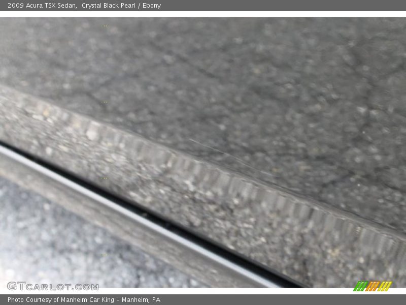 Crystal Black Pearl / Ebony 2009 Acura TSX Sedan