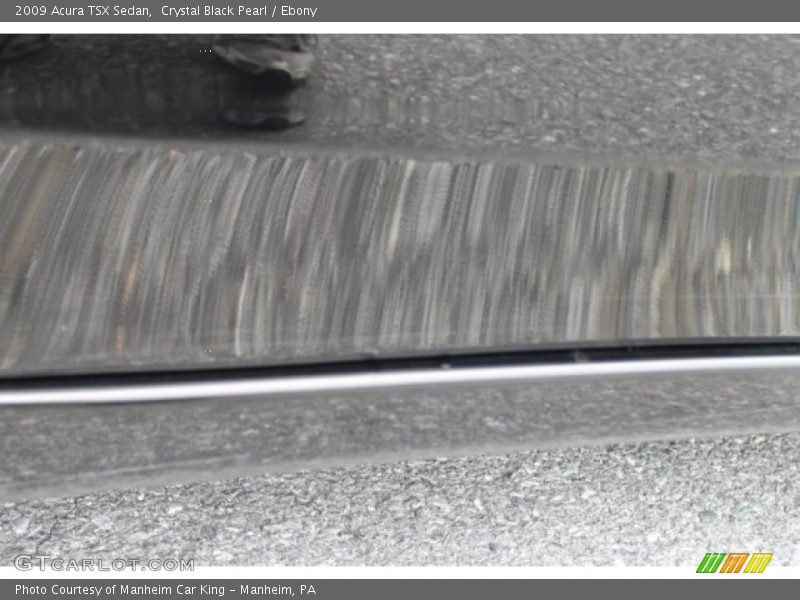 Crystal Black Pearl / Ebony 2009 Acura TSX Sedan