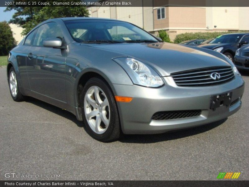 Diamond Graphite Metallic / Graphite Black 2007 Infiniti G 35 Coupe