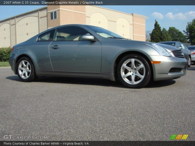 Diamond Graphite Metallic / Graphite Black 2007 Infiniti G 35 Coupe