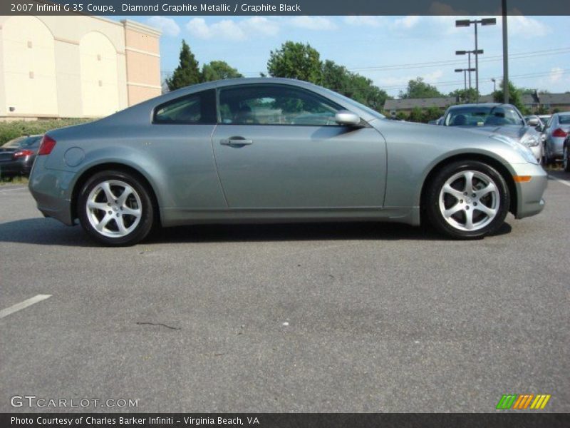Diamond Graphite Metallic / Graphite Black 2007 Infiniti G 35 Coupe