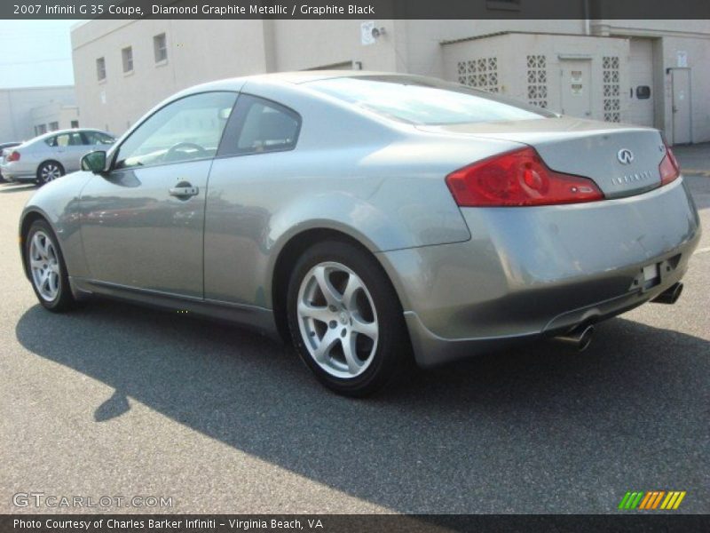 Diamond Graphite Metallic / Graphite Black 2007 Infiniti G 35 Coupe