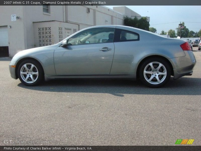 Diamond Graphite Metallic / Graphite Black 2007 Infiniti G 35 Coupe